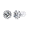 Halo Stud Earrings — 0.5ct